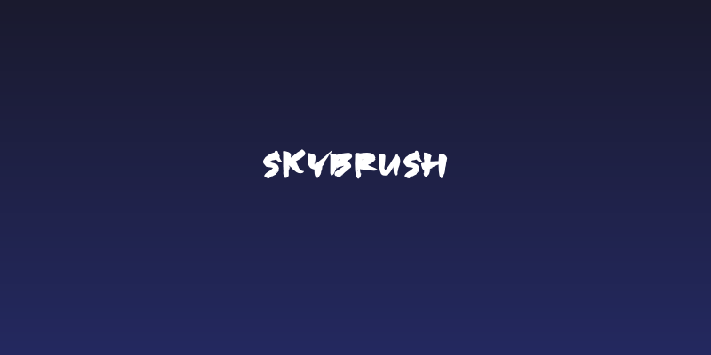 SKYBRUSH Social Header