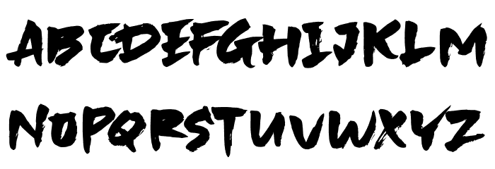 SKYBRUSH Font LOWERCASE