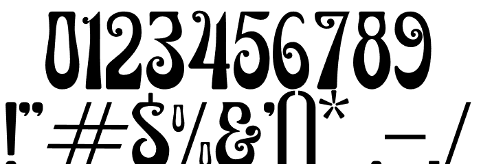 SKYPIAN Font OTHER CHARS