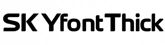 SKYfontThick  لخطوط تنزيل