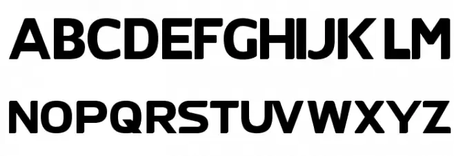 SKYfontThick Font Litere mari