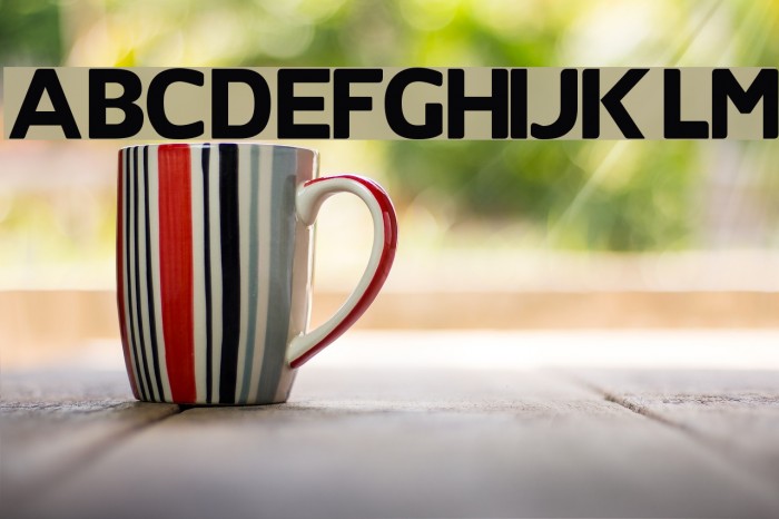 SKYfontThick Font examples