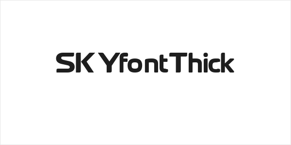 SKYfontThick Logo