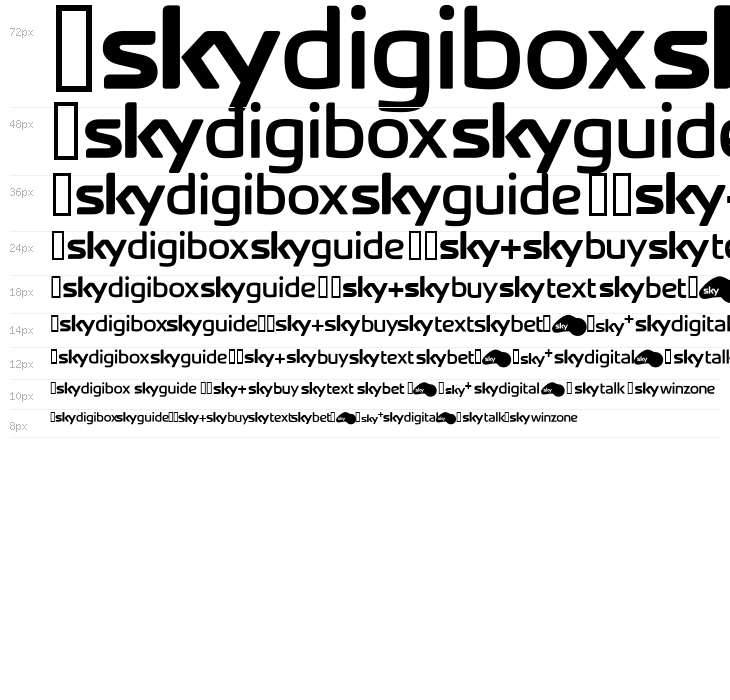 SKYfontbrands Waterfall