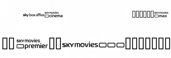 SKYfontmovies Polices MAJUSCULES