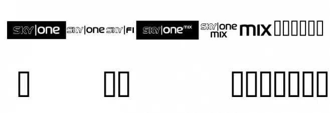 SKYfontone Caratteri MINUSCOLO