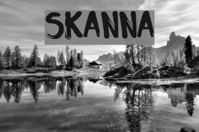 SK_ANNA Font examples
