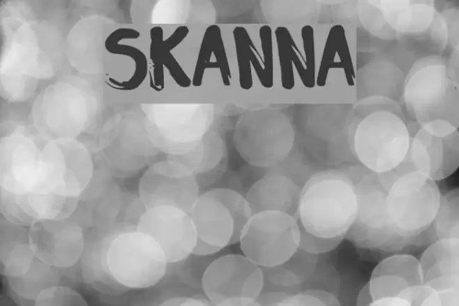 SK_ANNA Font examples