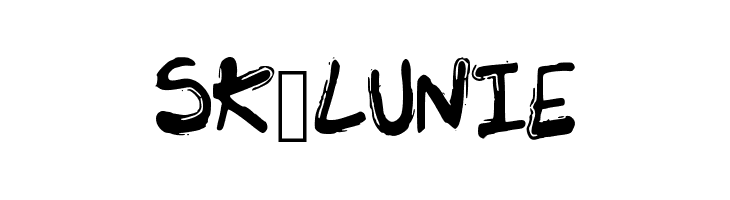 SK_LUNIE  Frei Schriftart Herunterladen