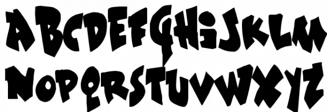 Sk8 or dye Font Litere mari