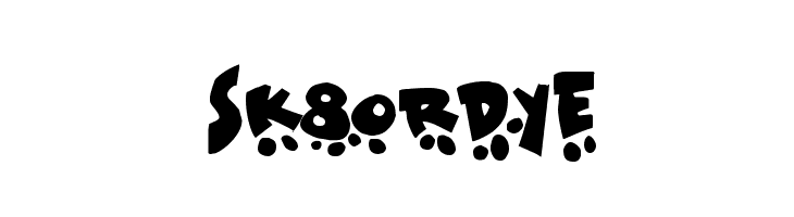 Sk8ordye  Free Fonts Download