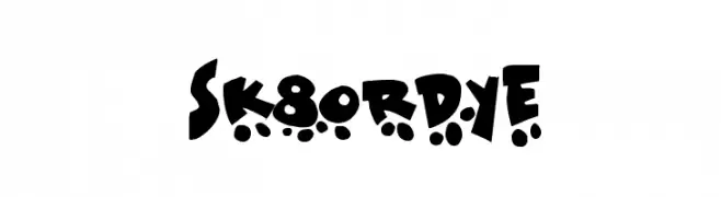 Sk8ordye  font caratteri gratis