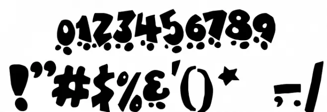 Sk8ordye Font OTHER CHARS