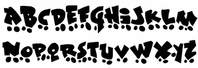 Sk8ordye Font LOWERCASE
