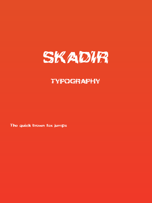 Skadir Poster
