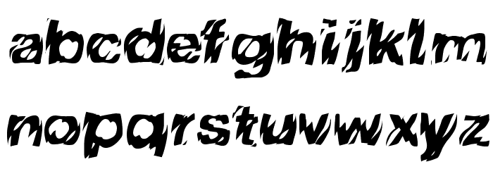 Skadir Font LOWERCASE