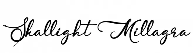 Skallight Millagra  تنزيل الخطوط