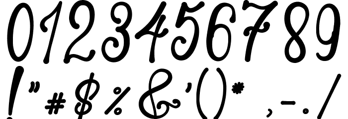 Skallight Millagra Font OTHER CHARS