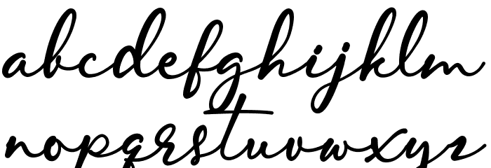 Skallight Millagra Font LOWERCASE
