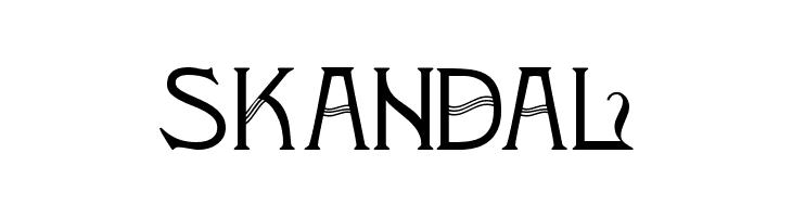 Skandal  フリーフォントのダウンロード