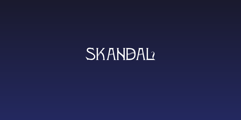 Skandal Social Header
