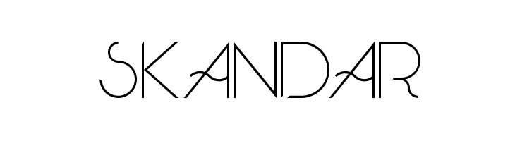 Skandar  font caratteri gratis