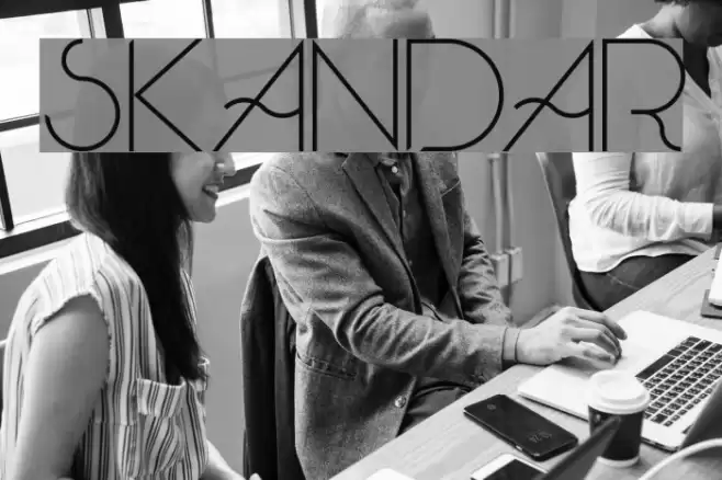 Skandar Font examples