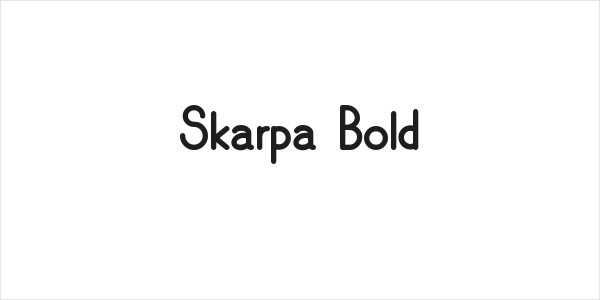 Skarpa Bold Logo
