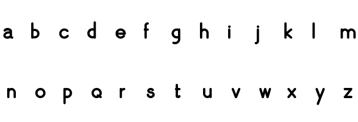 Skarpa Bold Font LOWERCASE