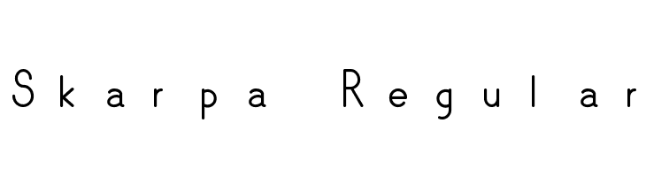 Skarpa Regular Font