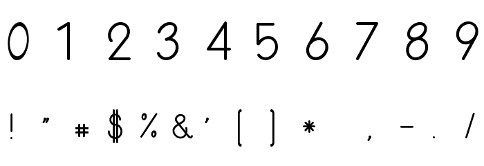 Skarpa Regular Font OTHER CHARS