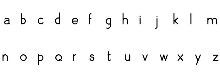 Skarpa Regular Font LOWERCASE