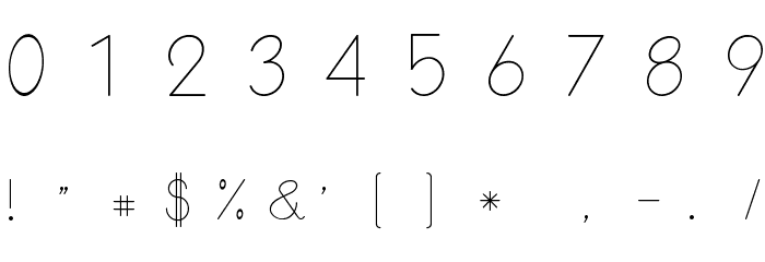 SkarpaLT Font OTHER CHARS