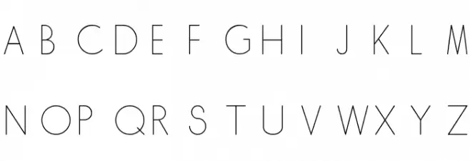 SkarpaLT Font Litere mari
