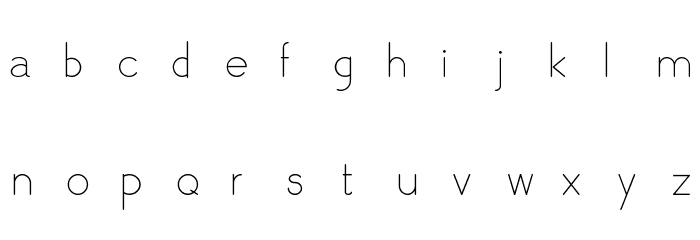 SkarpaLT Font LOWERCASE