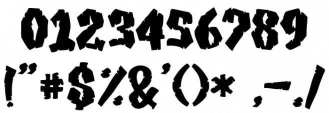 Skatchboard Font OTHER CHARS