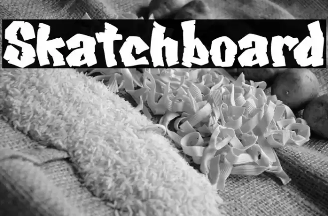 Skatchboard Font examples