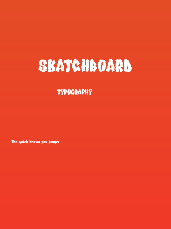 Skatchboard Poster