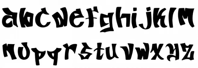 Skate Graffiti PERSONAL USE ONL 字体 小写