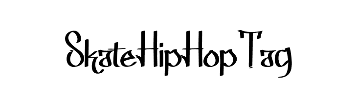 Skate Hip Hop Tag  font caratteri gratis