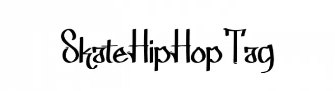 Skate Hip Hop Tag  Frei Schriftart Herunterladen