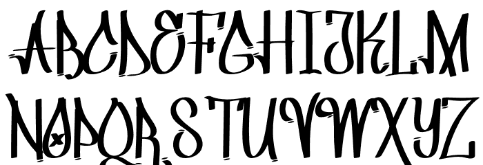 Skate Hip Hop Tag Font UPPERCASE