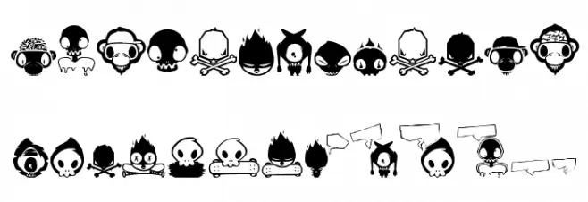 Skate Or Die Font UPPERCASE