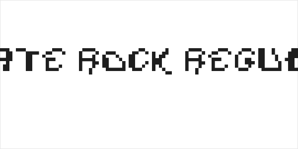 Skate Rock Regular Logo