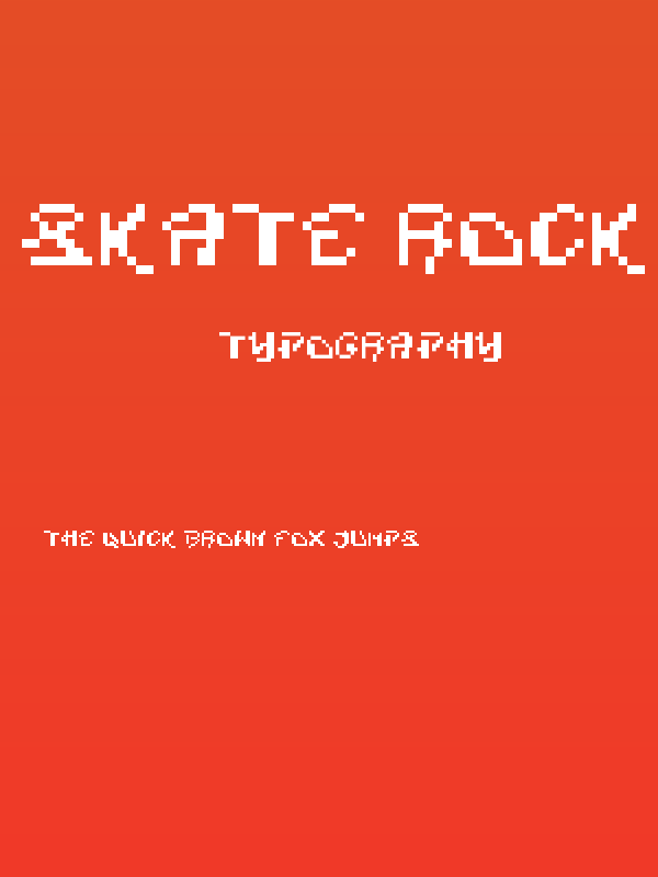 Skate Rock Regular Poster