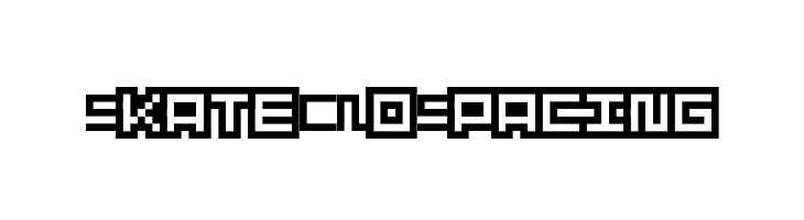 SkateCNoSpacing  font caratteri gratis