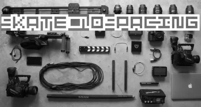 SkateCNoSpacing Font examples