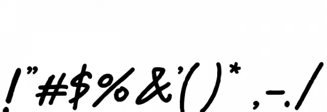 Skateboard Unlimited Font OTHER CHARS