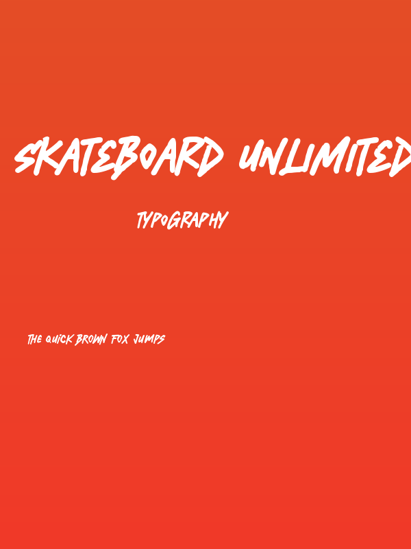 Skateboard Unlimited Poster