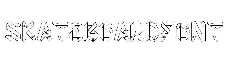 Skateboardfont  免费字体下载